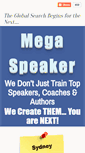 Mobile Screenshot of megaspeaker.com
